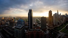 Cityscapes urban buildings