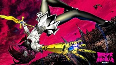 Cityscapes vocaloid flying android
