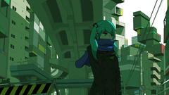 Cityscapes vocaloid hatsune miku