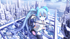 Cityscapes vocaloid hatsune miku