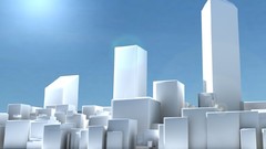 Cityscapes wall architecture renders