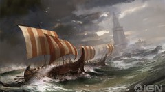 Civilizations artwork skyscapes storm