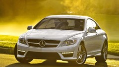 Cl white cars front angle view Mercedes-Benz CL-Class