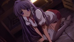 Clannad fujibayashi kyou thigh highs gym uniforms ikeda