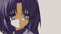 Clannad purple hair Anime