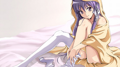 Clannad purple hair fujibayashi