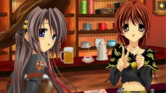 Clannad sakagami tomoyo furukawa nagisa cowboy hats