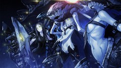 Class navel blue hair long hair yellow eyes redjuice kantai 