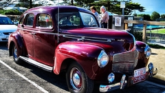 Classic Dodge red Car