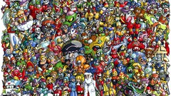 Classic multicolor 2003 1987 video games mega man