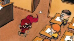 Classroom calvin and hobbes Stupendous Man