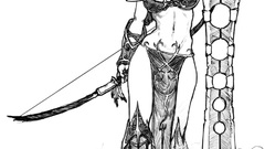 Cleavage Archers bows drawings