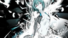 Cleavage ayanami rei neon