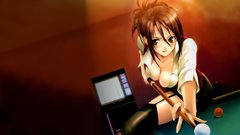 Cleavage billiards Anime original