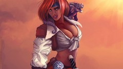Cleavage fantasy art