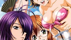 Cleavage Ikki Tousen twintails