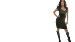 Cleavage kim kardashian high