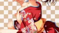 Cleavage kimono tomose shunsaku