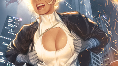 Cleavage Power Girl comics
