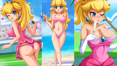 Cleavage Super Mario princess