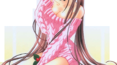 Cleavage transparent twintails choker