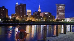 Cleveland cityscapes skylines