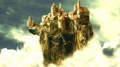 Cliffs Castles fantasy art