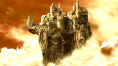 Cliffs Castles fantasy art