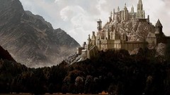 Cliffs Castles fantasy art
