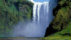 Cliffs waterfalls nature