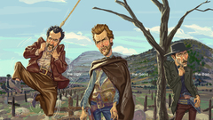 Clint eastwood caricature The