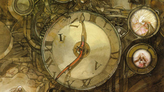 Clocks artwork Yoshitaka Amano