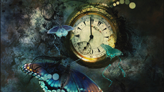 Clocks Butterflies