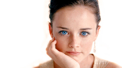 Close-up alexis bledel blue