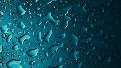 Close-up android water drops