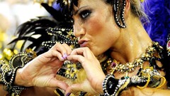 Close-up blue eyes bra