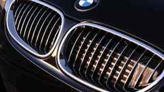Close-up BMW cars