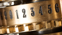 Close-up computers history Marcin