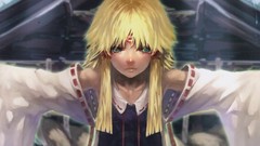 Close-up dress goddess Ribbons faces buildings blondes long 