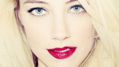 Close-up faces blondes amber heard