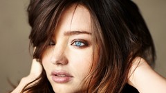Close-up faces fashion brunettes models miranda kerr photo 