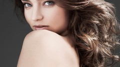 Close-up faces fashion brunettes models miranda kerr photo 