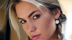 Close-up faces Veronika Fasterova