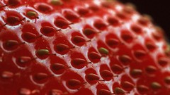 Close-up fruits strawberries