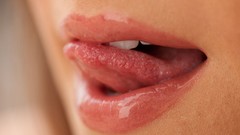 Close-up lips tongue