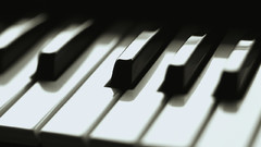 Close-up Music piano