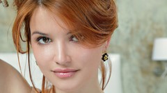 Close-up redheads models faces