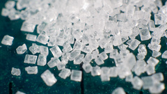 Close Up Salt crystals