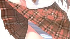 Close-up skirts anime girls panties