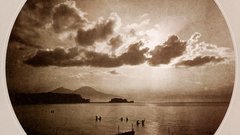 Cloud Italy study Print naples stuart albumen wortley